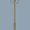 3-рожковая опора освещения с литиевым покрытием