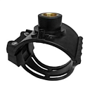 Патрубок накладка с латунной резьбой электро-сварная