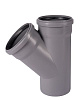 Тройник ПП для внутренней канализации 45° Ду 160х160 OSTENDORF