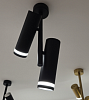 Светильник LED Spotlight 2-Way H1133B, GU10x2, черный (TEKLED), артикул 172-03242