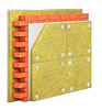 Утеплитель для стен BASALT WOOL FACADE PRO 126 - 140 кг/м3 70 (мм)