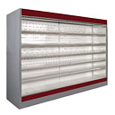 Холодильная горка Ариада Полтава ВС79-2500 (с зеркальными боковинами, красная)