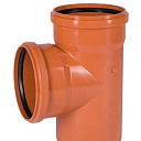 Тройник ПВХ для наружной канализации 87° Ду 200х200 OSTENDORF