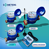 Счетчик воды SH METERS с онлайн передачей данных / GPRS MODEM DN 15/20/25