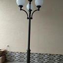 Светильник с плафоном торшерной стойки