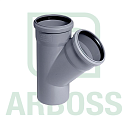 Тройник Ostendorf HTEA 110/110 мм  45° канализационный