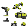 Набор инструментов Ryobi ONE+ R18DDAG-252S