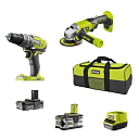 Набор инструментов Ryobi ONE+ R18DDAG-252S