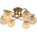 Люстра 52018 6xE27 CHAMPAGNE+GOLD (TEKAVIZE) 159-17674
