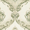Обои Ланита Сержио Декор зелено-золотистый