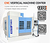 Вертикальный фрезерный обрабатывающий центр с ЧПУ VMC1270