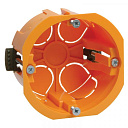 Коробка КМ40022 установочная d65х46мм для полых стен (с саморезами, пластиковые лапки), полипропилен,(100 шт)