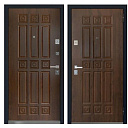 Двери Черный шелк "Mastino Monte Xpom", орех