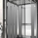 Кабина лифта с отделкой из нержавеющей стали 450 кг