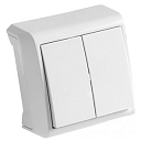 Выключатель двойной Viko Vera 379-36020