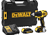 Бесщёточная ультракомпактная дрель-шуруповерт DEWALT, DCD708S2T-QW, 18 В, 340 Вт, XR