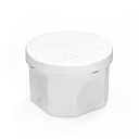 Коробка распределительная 60-0110-9005 для п/м двухкомпонентная (HF) черная 70х50 (168шт)