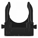 Крепеж-клипса для трубы 16 мм для прямого монтажа (100 шт.) черная TDM