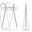 Опоры линий электропередачи ПП500-3