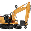 Профессиональная 3D система навигации и наведения экскаватора FJD G31 PRO