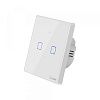 WiFi выключатель Sonoff Touch T0 (EU, 2 Gang, White)