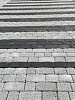 Вибропрессованная тротуарная брусчатка старый город мрамор крошка «серый»