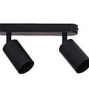 Регулируемый прожектор HJ100-2, GU5.3, 2 светильника, черный (TEKLED), артикул 172-03200