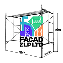 Леса строительные, оцинкованные, с поддоном, Китай