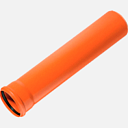 VALFEX Труба канализационная оранж. 110х3,4х 1000мм (10)