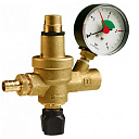 Кран автоматической подпитки систем отопления 1/2" с манометром AFRISO арт. 42406