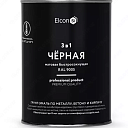 Грунт-эмаль Elcon 3 в 1 быстросохнущая (цвет: черный / матовый)