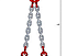 Двухветвевой строп цепной 3 м, 6 т