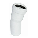 Отвод ПП для внутренней канализации 15° Ду 40 белый OSTENDORF
