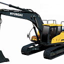 Гусеничный экскаватор Hyundai HX225SL