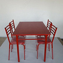 Стол и стулья для кухни (стол-1 стул-4)