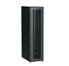 ITK Шкаф LINEA E 42U 600х1000мм двери 2шт перф. и метал. чер