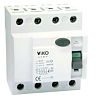 УЗО RCCB 4P 25-63a