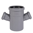 Крестовина ПП для внутренней канализации 67° Ду 110х50 OSTENDORF