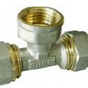 Тройник переходной на металлопластиковую трубу с внутренней резьбой