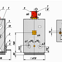 Котел водогрейный вертикальный КВа-0,1-0,5Гн ENKOM Проект Т.022.343.00.00.000 (0,1 МВт) с предохранительным клапаном и КИП