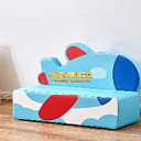 Мягкий детский мультяшный диван самолет JMS 027