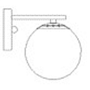 Бра 52047 1xE27 CHROME TEKAVIZE 1шт 151-19752