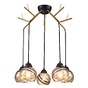 Люстра 32487 5xE27 BLACK+COPPER (TEKAVIZE) 159-17596