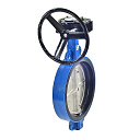 Затвор дисковый поворотный с редуктором Ду500