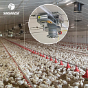 Лебедка потолочная на 1500 кг для птицеводства