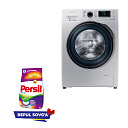 Стиральная машина Samsung ART WW80J6210-CS, до 8кг + В подарок Стиральный порошок Persil Color 3 кг