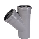 Тройник ПП для внутренней канализации 45° Ду 110х110 OSTENDORF