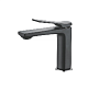 Смеситель CASELA CL51075B (черный) для умывальника с гайкой