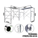 Строительные леса, труба Ø40×2.5 мм оцинковка, Китай