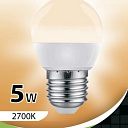 Лампа светодиодная B45 5 Вт "TESS" E27 3000K